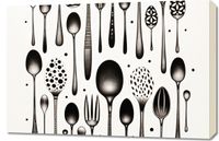 Obraz 90x60cm Narzędzia Smaku