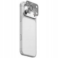 SZKŁO HARTOWANE DO IPHONE 17 PRO MAX SKINARMA SONIX FULL ALUMINIUM SREBRNY
