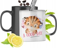 Kubek Magiczny Z Tygryskiem Zmieniający Kolor Z Nadrukiem Ze Zdjęciem