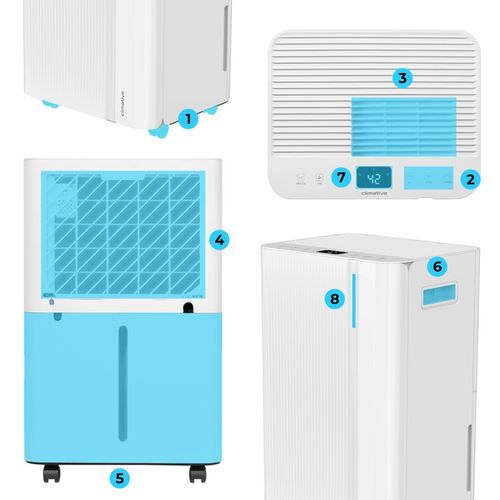 Osuszacz Powietrza Climative DH-20 Cube ION Pochłaniacz Wilgoci 20L na Arena.pl