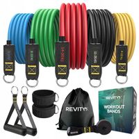 GUMY OPOROWE DO ĆWICZEŃ WORKOUT BANDS PRO ZESTAW DO 100 KG WYSOKA
