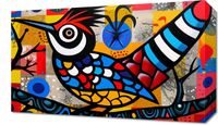 Obraz 50x30cm Ptak Na Wznak