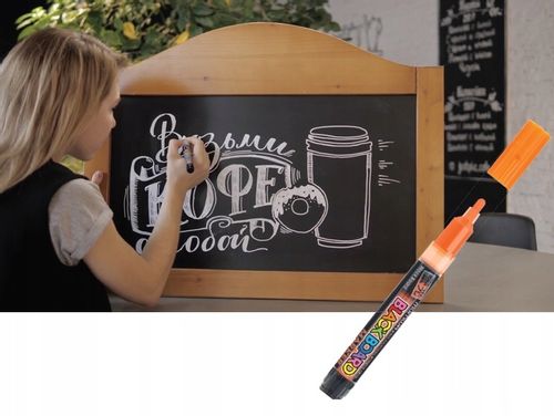 MARKERY KREDOWE do TABLIC PISAKI SUCHOŚCIERALNE Flamastry Mazaki - 12 SZT na Arena.pl