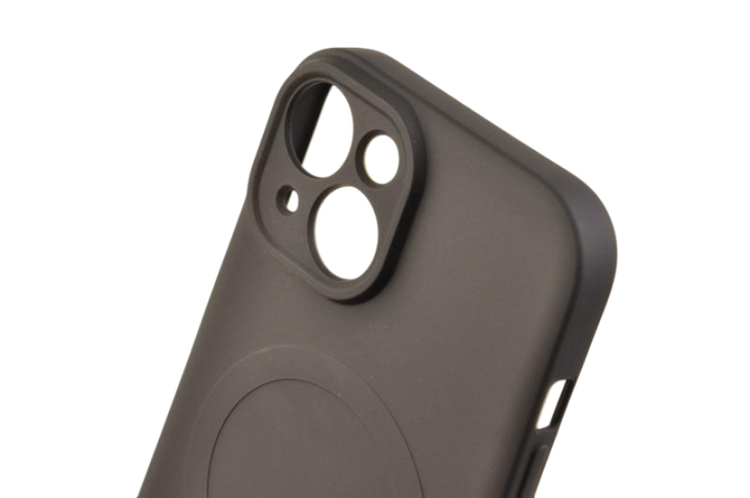 Etui Mercury Goospery MagSafe Silicone do Apple iPhone 15 czarny zdjęcie 4