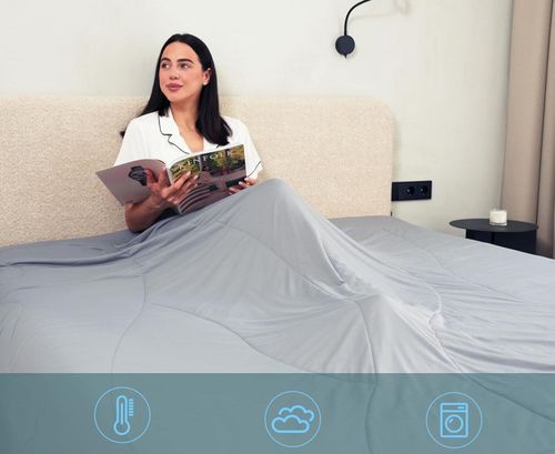 Koc chłodzący ACCURATEX 240 x 220 cm lekki oddychający letni Q-Max > 0,45 na Arena.pl