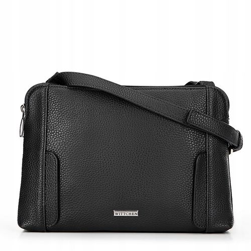 WITTCHEN damska torebka crossbody czarno - srebrna na Arena.pl