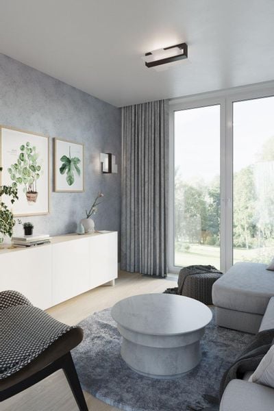 Plafon LAMPA sufitowa SL.0074 szklana OPRAWA drewno wenge zdjęcie 4