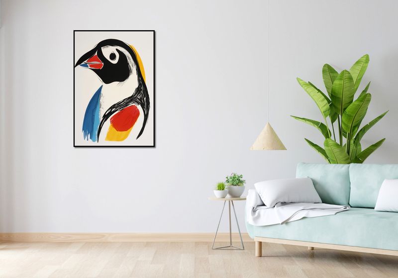 Plakat 68x98cm Portret Ptaka zdjęcie 4