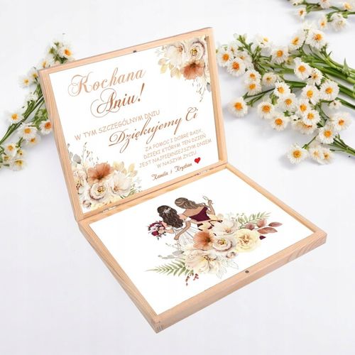 PODZIĘKOWANIE DLA ŚWIADKOWEJ W PUDEŁKU - PREZENT DLA ŚWIADKOWEJ BOX na Arena.pl