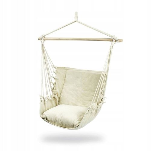 Hamak brazylijski beżowy z poduszką na Arena.pl