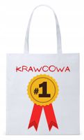 Dla Krawca Krawcowej Torba Eco Biała Shopper Z Nadrukiem Ze Zdjęciem