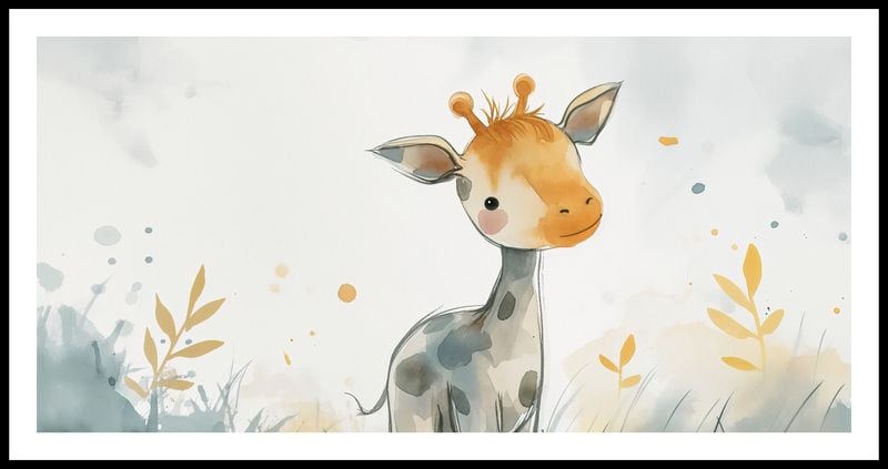 Plakat 91,3x44,5cm Mała Żyrafka zdjęcie 3