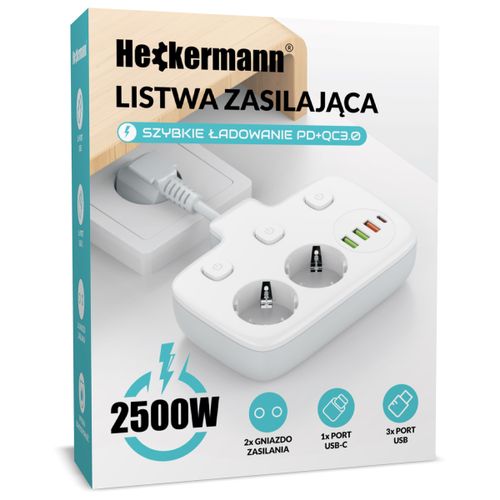 Listwa Zasilająca Heckermann Se2435 na Arena.pl
