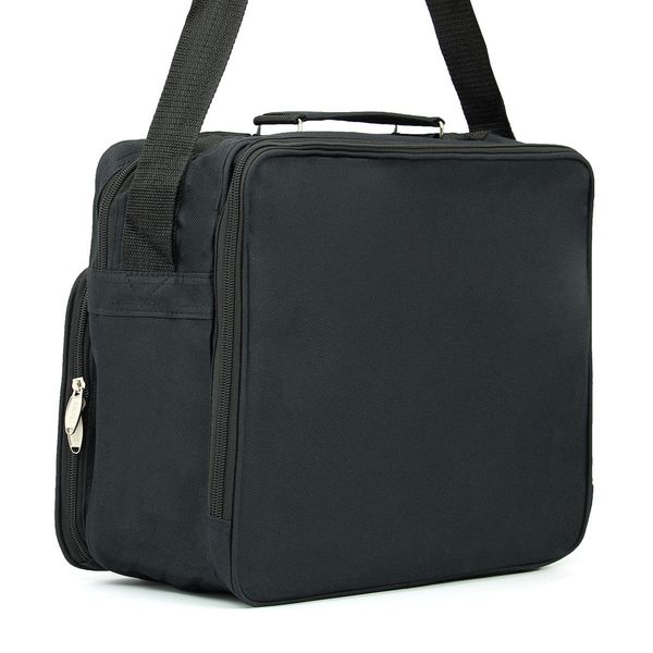 torba męska a4 z nyloni sanchez - czarna zdjęcie 2