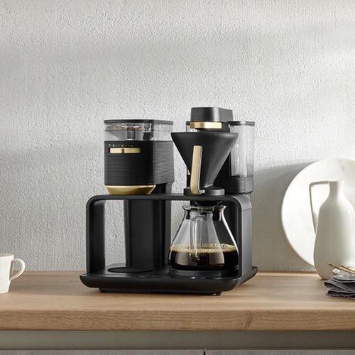 EKSPRES PRZELEWOWY MELITTA EPOS Pour Over z młynkiem 1024-02 czarny/złoty na Arena.pl