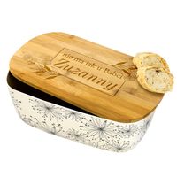 CHLEBAK z deską bambusową grawer prezent dla babci na DZIEŃ BABCI