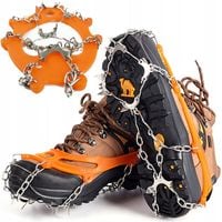 RACZKI NA BUTY ANTYPOŚLIZGOWE ŁAŃCUCHY KOLCE TURYSTYCZNE ETUI 36 - 45