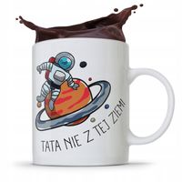 Kubek Na Dzień Ojca Dla Taty Tata Nie Z Tej Ziemi Z Nadrukiem Ze Zdjęciem