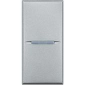 AXOLUTE - Łącznik schodowy 10AX (zaciski śrubowe) 1 moduł AXIAL aluminium Bticino HC4003N