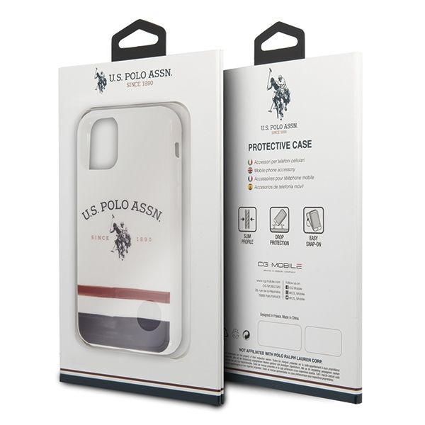 us polo ushcn58pcstrb iphone 11 probiały/white tricolor pattern zdjęcie 6