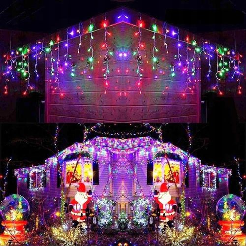 SOPLE hurt LAMPKI CHOINKOWE LED KURTYNA MULTIKOLOR 4,6M ZEW/WEW kolorowe na Arena.pl