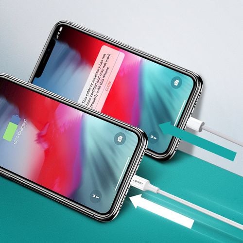 kabel przewód do iphone mfi usb-c - lightning 20w 3a 1m biały na Arena.pl