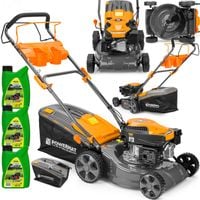 KOSIARKA SPALINOWA Z NAPĘDEM 5KM 40L 5W1 + 3xOLEJ 2 LATA GWARANCJA