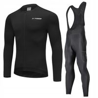 Getry Spodnie Rowerowe Bluza Ocieplany Zestaw Męski Z Wkładką Żelową 3XL