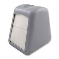 dozownik do serwetek 17x17cm szary clarina