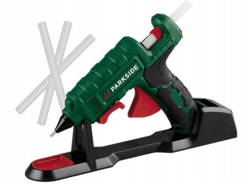 PISTOLET DO KLEJU NA GORĄCO PARKSIDE PHP 500 STACJA + KLEJ 11mm Nowy na Arena.pl