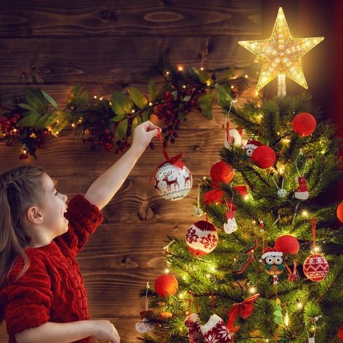 2SZT CZUBEK CHOINKOWY NA BOŻE NARODZENIE CZUBEK NA CHOINKĘ Z 31 DIODAMI LED na Arena.pl