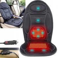 MATA PODGRZEWANA GRZEWCZA SAMOCHODOWA NA FOTEL SIEDZENIE 12V Z PILOTEM AUTO