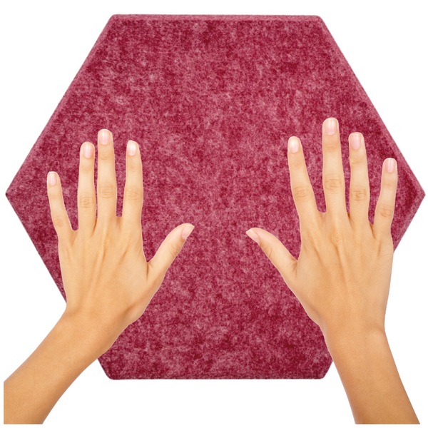 Panele Ścienne Filcowe 3D Heksagon Zagłówek Samoprzylepne Akustyczne Soft zdjęcie 8