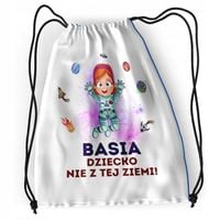 Plecak Sportowy Szkolny Dla Basi Córki Dziecka Z Nadrukiem Ze Zdjęciem