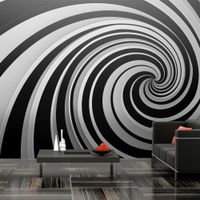 Fototapeta XXL - Black and white swirl 550x270