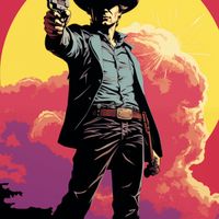 Plakat 50x50cm Strzelec z Epoki