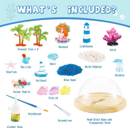 Lampka nocna dla dzieci syrenka DIY pozytywka na Arena.pl