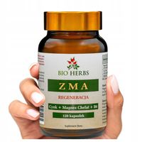 ZMA MAGNEZ + CYNK + WITAMINA B6 120 KAPS. BOOSTER