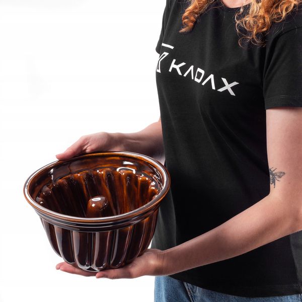 Kadax Forma do Babki z Kominem Ceramiczna 24cm zdjęcie 4