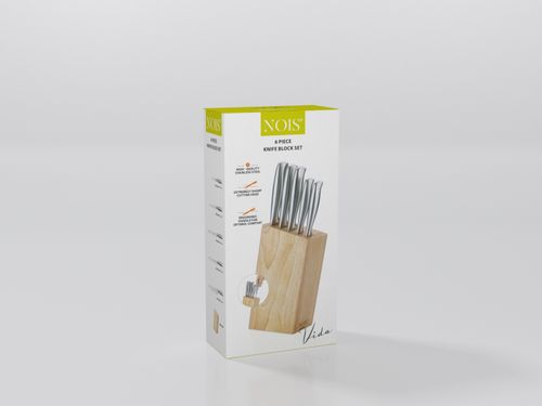 Zestaw noży VIDA w bloku 6 elementów NOIS na Arena.pl