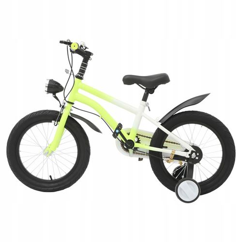 Rower 16’ ze światłami-Rower dziecięcy z kołami Light& Training -żółty na Arena.pl