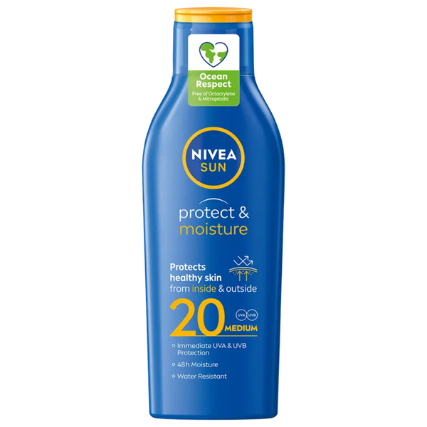 Nivea Protect & Moisture SPF20 Balsam Do Opalania zdjęcie 1