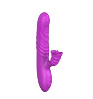 wibrator-angelia, usb 3 functions of thrusting / 20 vibrations purple