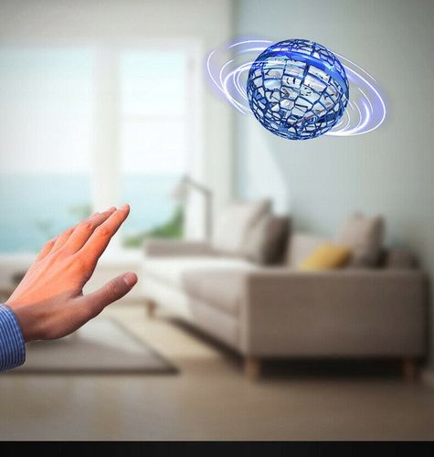 LATAJĄCY DYSK UFO MINI DRON PIŁKA KULA ŚWIECĄCA LED FLYNOVA SPINNER KULA na Arena.pl