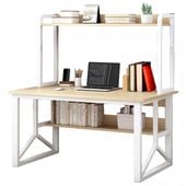 BIURKO KOMPUTEROWE JASNY DĄB POD LAPTOP STOLIK GAMINGOWE NOWOCZESNE LOFT