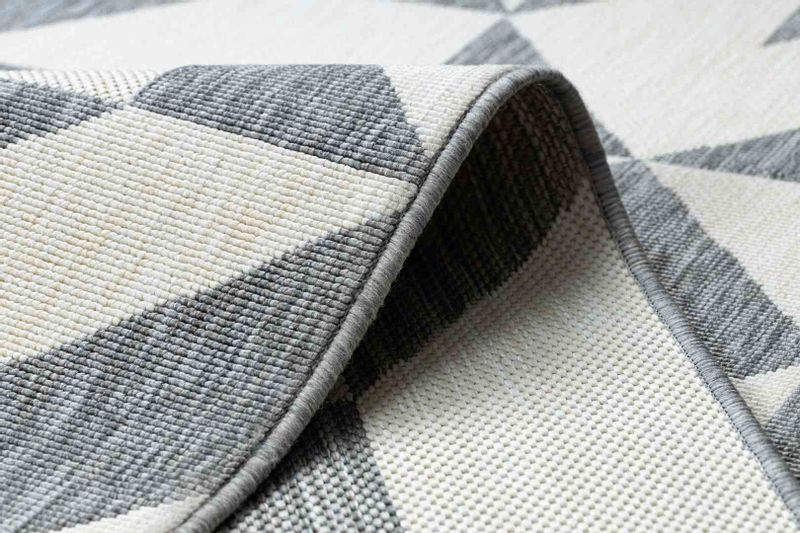 RUG/LU/WINK/TRIANGLE/GREY+CREAM/80x150 zdjęcie 7