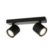 Kierunkowa lampa sufitowa Karlota reflektorki czarne