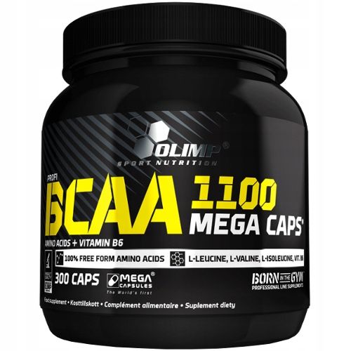 OLIMP BCAA 1100 MEGA CAPS 300caps AMINOKWASY EAA na Arena.pl