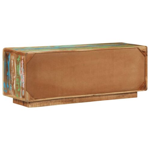 Szafka pod telewizor, 110x30x40 cm, lite drewno z odzysku na Arena.pl