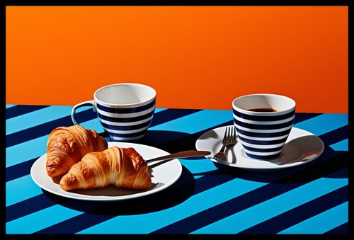 Plakat 60x40cm Croissanty na Arena.pl